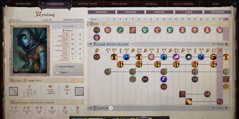 Pathfinder: Wrath of the Righteous билды вендуаг 2