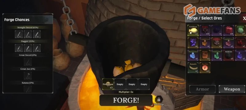 Лаки блоки The Forge