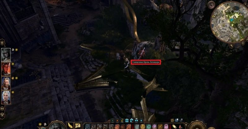 Baldur`s Gate 3 кровь Латандера