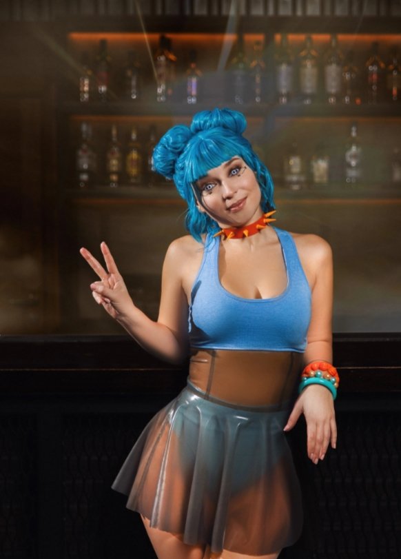 Косплей Purple Force, Red Menace и Blue Moon из Cyberpunk 2077