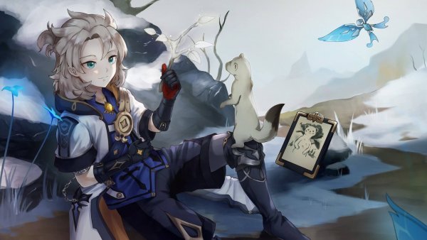 Белая пыль и снежная тень в Genshin Impact