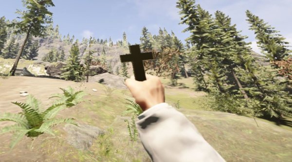 Крест в Sons of the Forest — где найти мощное оружие против монстров