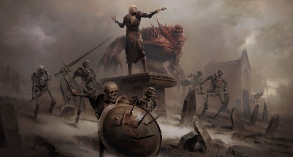 Еще немного геймплея за Некроманта из Diablo 4