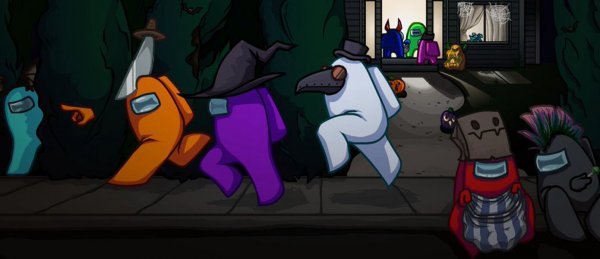 Как получить новогодние и хэллоуинские скины в Among Us?