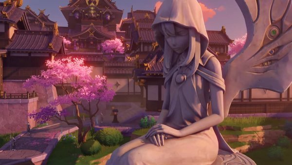 Карта всей Инадзумы из Genshin Impact 2.1