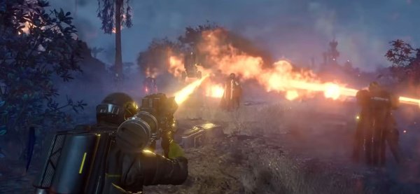 В следующем патче разработчики Helldivers 2 улучшат огнеметы