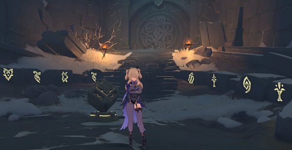 Как решить загадку с каменными плитами на острове Цуруми в Genshin Impact