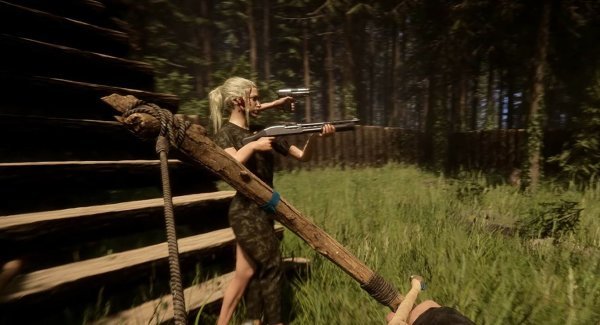 Все оружие в Sons Of The Forest — где найти арбалет, лук, пистолет