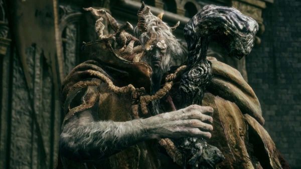 Битва с боссом Margit the Fell Omen из Elden Ring