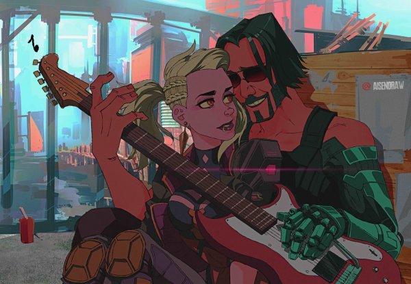 Из Cyberpunk 2077 убран мод, позволявший романсить Джонни Сильверхенда