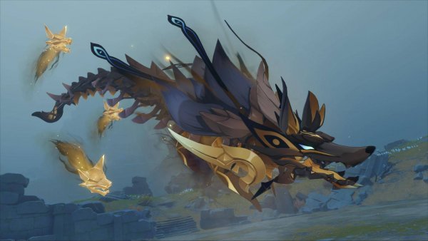 Золотой волчий вожак в Genshin Impact