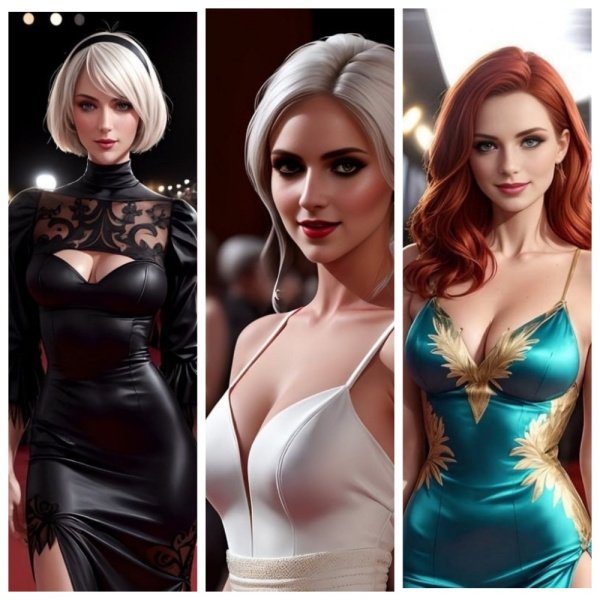 Самые красивые героини видеоигр вышли на подиум благодаря нейросети