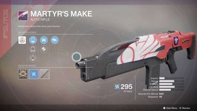 Оружейные материалы destiny 2 для чего