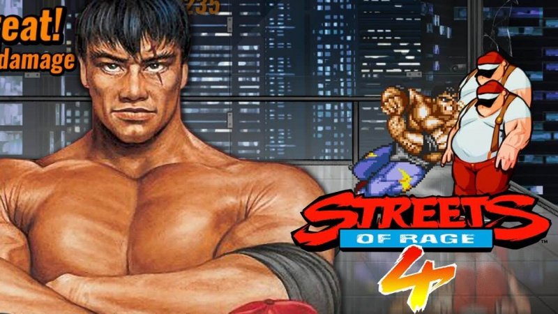 Персонажи Streets of Rage 4 Max Thunder