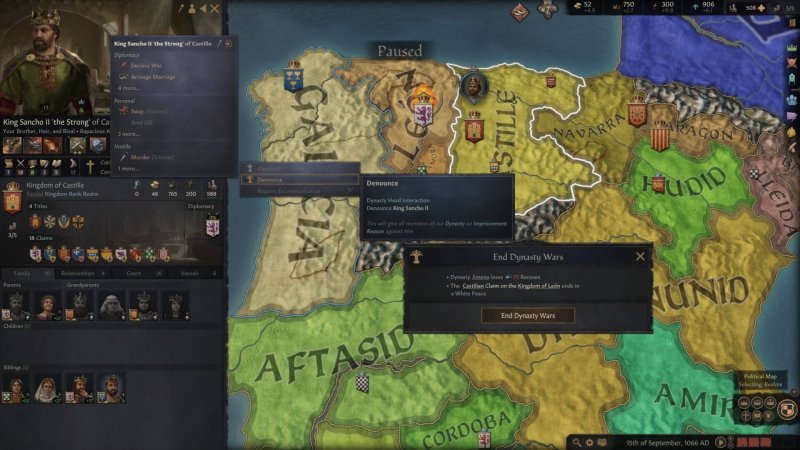 Как увеличить признание в crusader kings 3