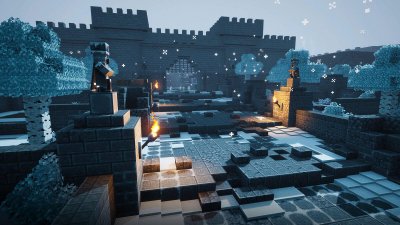 Трейлер геймплея обновления Creeping Winter для игры Minecraft Dungeons