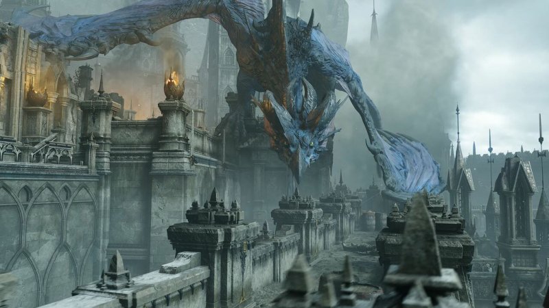 Demon`s Souls Remake как победить синего дракона