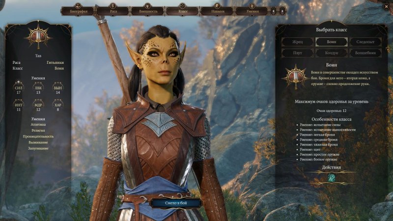 Baldur’s Gate 3 воин