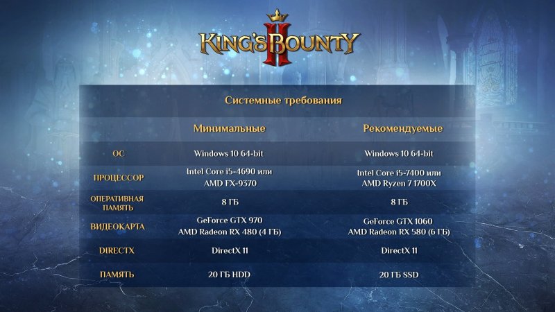 Kings bounty системные требования