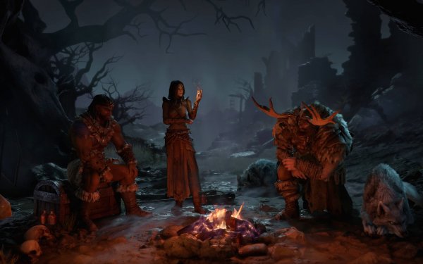 Новый геймплей Diablo IV за Варвара, Разбойницу, Друида и Чародейку