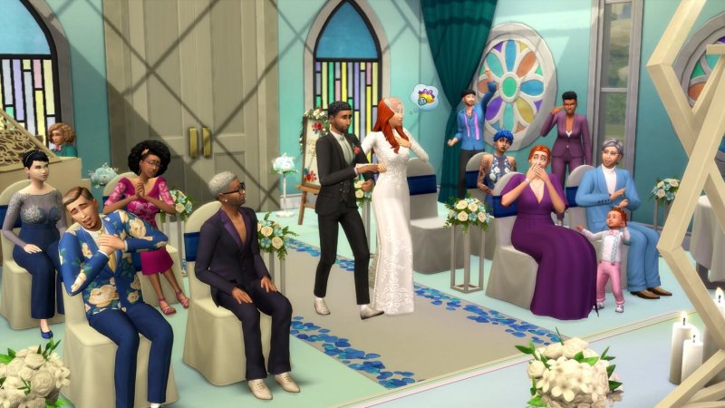 The Sims 4 свадебные истории 2