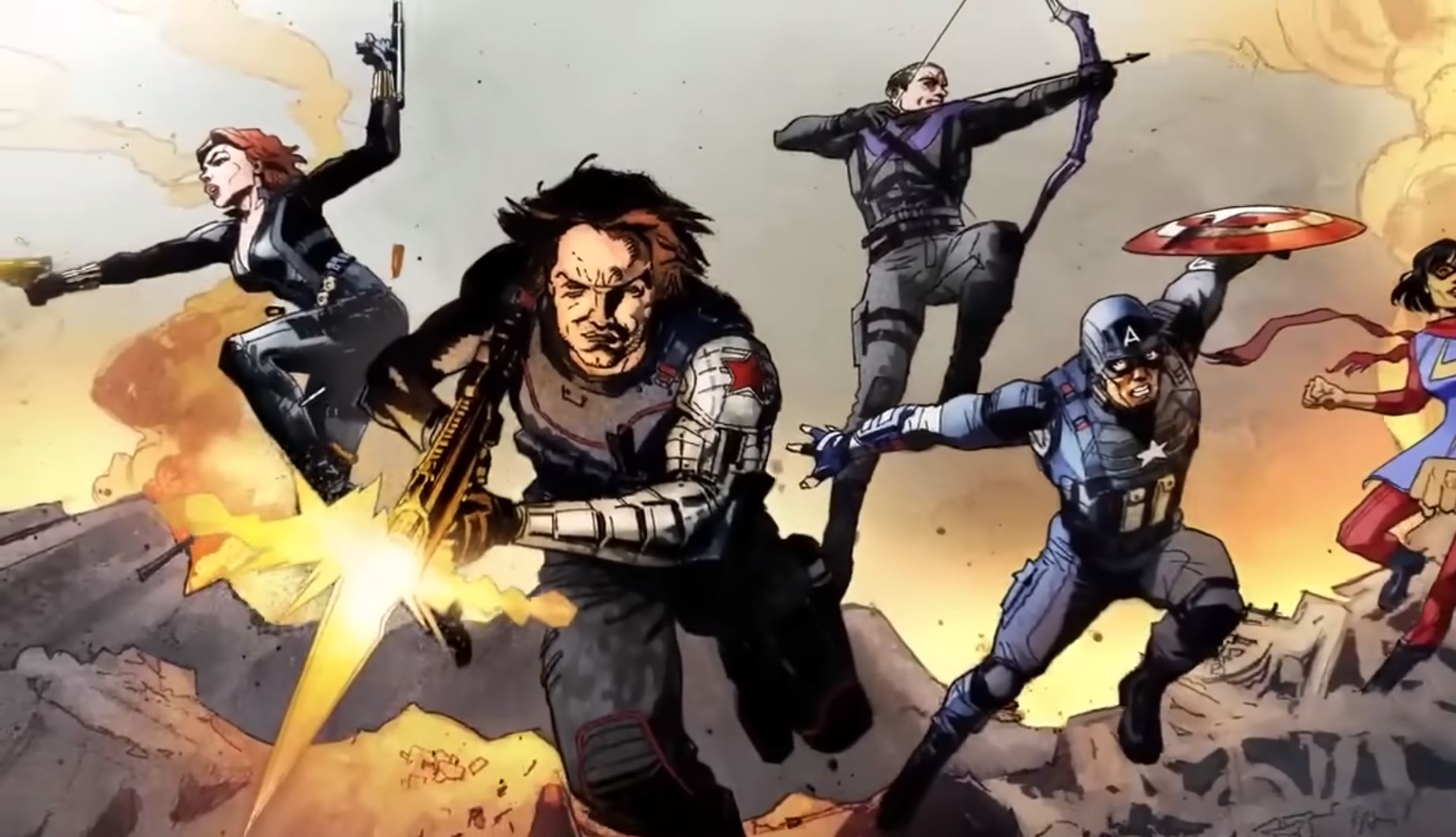 Разработчики Marvel's Avengers показали способности и скины Зимнего солдата в новом трейлере