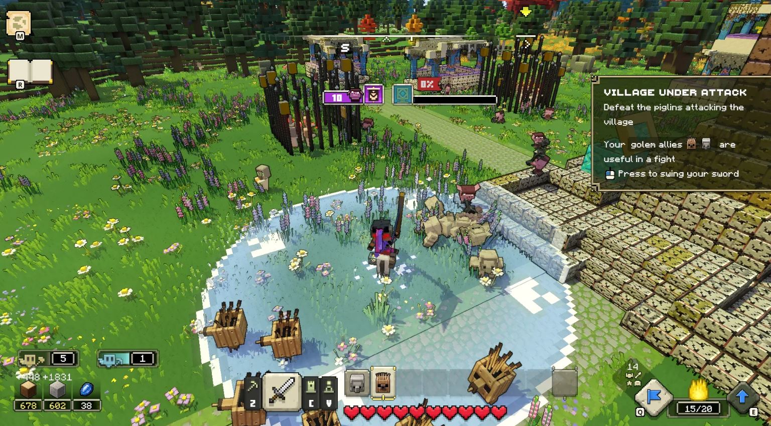 Первые обзоры Minecraft Legends — пиксельной стратегии в кубическом мире