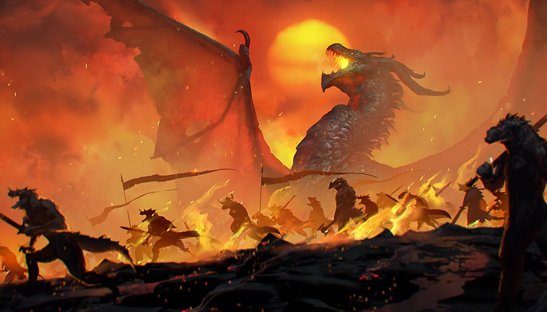 Тактическая стратегия Age of Wonders 4 получила обновление "Рассвет драконов" (Dragon Dawn)